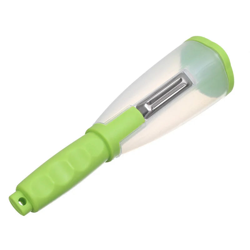 Multifunctional Stainless Steel Household Peeler 3 in 1 with Storage Box Fruit Vegetable Peeler