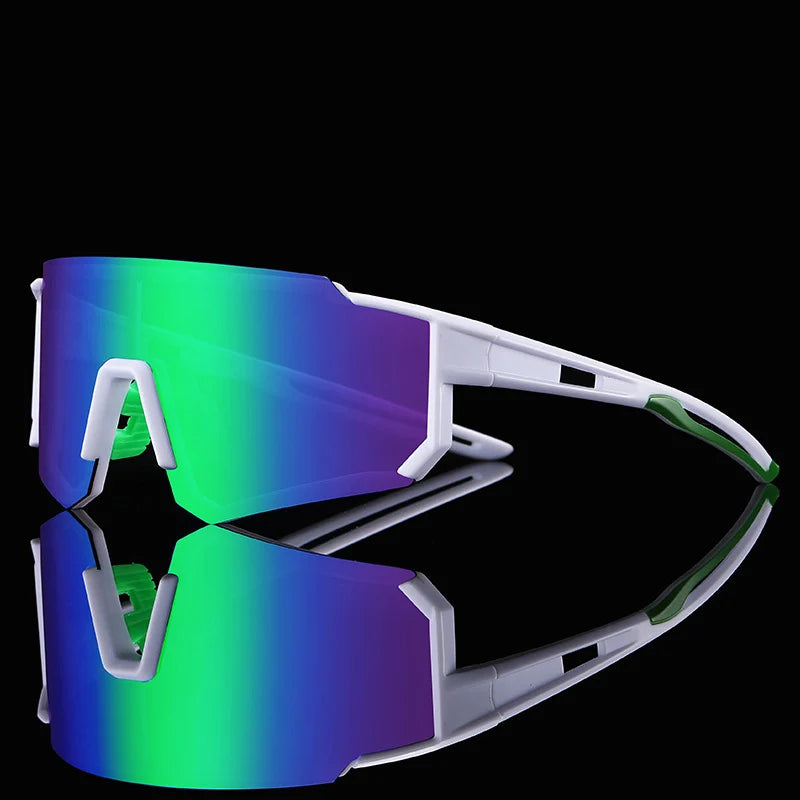 YTSLA 3078 Prescription Cycling Sunglasses PC Frame Photochromatic Sports Sunglasses for Outdoor Activities and Myopia
