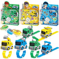 Multifunction Watch Rotating Spin Gyroscope Spinning Toy Plaything Battle Launcher Car Wind Spinner Toys