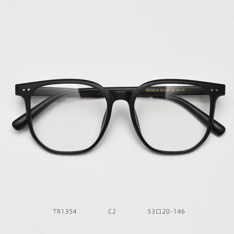 2025 TR90 Square Glasses Frame Unisex Myopia Frame Optical Prescription Eyeglasses Frame Women Men Retro Matte Eyewear