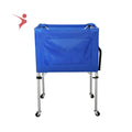 Good Aluminum Alloy  Foldable Volleyball Ball Cart  for Basketball/ Football/tennis  Ball Cart Portable Storage Cartcan Be OEM
