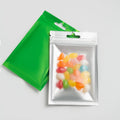 8.5*13 9*15 10*18 Aluminum Foil Packaging Bag for Small Businesses 1 Side Transparent Accessories for Hair Accessories Low MOQ