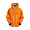 Men's High Quality Hard Shell Jacket Breathable Windbreaker Full Hood Waterproof Raincoat for Outdoor Autumn Plus Size Zipper