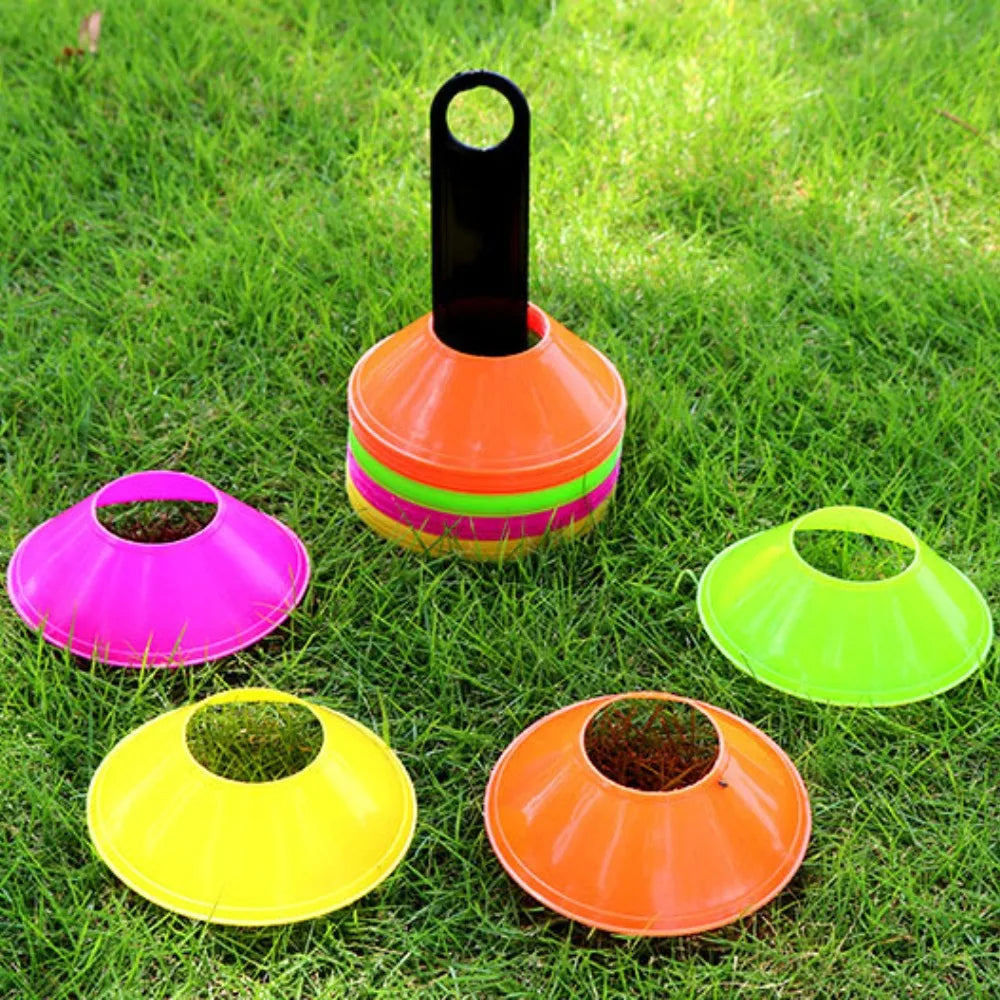 Custom Logo 12.5cm Mini Disc Cones Soccer Training Markers 10g PE for Agility Speed Drills Football Equipment Bulk