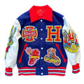 Street Wear Warm Winter Men's Letterman Bomber Jacket Coat Badge Chenille Embroidery Vintage Varsity Jacket
