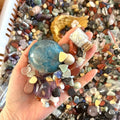 Hot-selling Lucky Scoop Mystery Box Natural Gemstone Balls Gravel Ring Necklace Wishing Bottle Healing Surprise