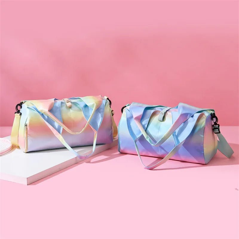 New Wholesale Custom Colorful Fashion Duffle Bag Trending Designer Waterproof Portable Oxford Luggage Gym Sport Travel Bag