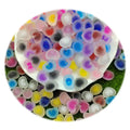 Various Styles Acrylic Beads Heart  Round Matte Beads Charms Bracelet Necklace Beads for Jewelry Making DIY