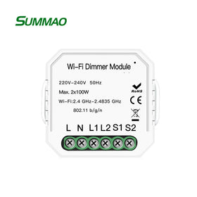 SUMMAO Tuya APP Smart Wifi Dimmer Switch Module Control LED Light Dimmer for Home Use 150W Max. Load Remote Control