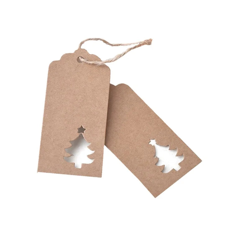 2025 Eco Friendly Letterpress Hang Tag 600g Cut Kraft Paper Paper logo Sustainable Customized Shape Hanging Tag logo for Clothes