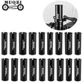 MUQZI 16051 100mm Alloy Black Bicycle Seat Post Adapter Bike Seatpost Shim Saddle Tube Conversion Bike Parts