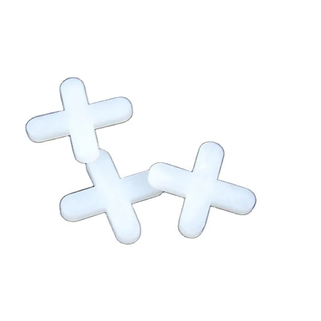 Industrial Grade Plastic Tile Spacer Sizes 1mm 2mm 3mm for Wall & Floor Installation Tile Leveling Spacing Cross Spacers
