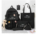 ODM New Fashion Waterproof School Backpack Set for 5 Pieces Students 20-36L Capacity Unisex Design