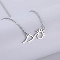 Romantic Mountain Sea Sunrise Necklace Women Girls Stainless Steel Statement Pendant Necklaces Choker Fashion Jewelry Wholesale
