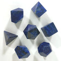 Handmade Polyhedral D&D Dice Set for Board Games 7-Piece Gemstone Dice Laser Engraved Logo Velvet Bag Packaging Wholesale Supply
