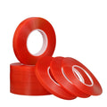 High Viscosity Strong Transparent Traceless Removable Red Mopp Film PET High Temperature Resistant Double-Sided Tape