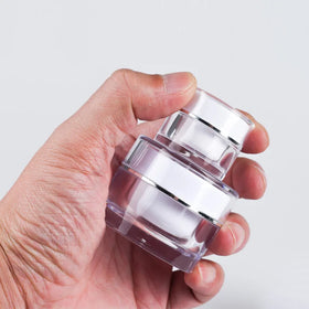 5g 10g 15g 30g 50G High Grade Plastic Round Shape Luxury Cosmetics Eye Facial Cream Empty Acrylic Jar