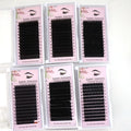 Qianmei Individual Lash Supplier Vegan Synthetic Hair 25-30 Times Volume Eyelash Extensions Private Label C D for Cashmere