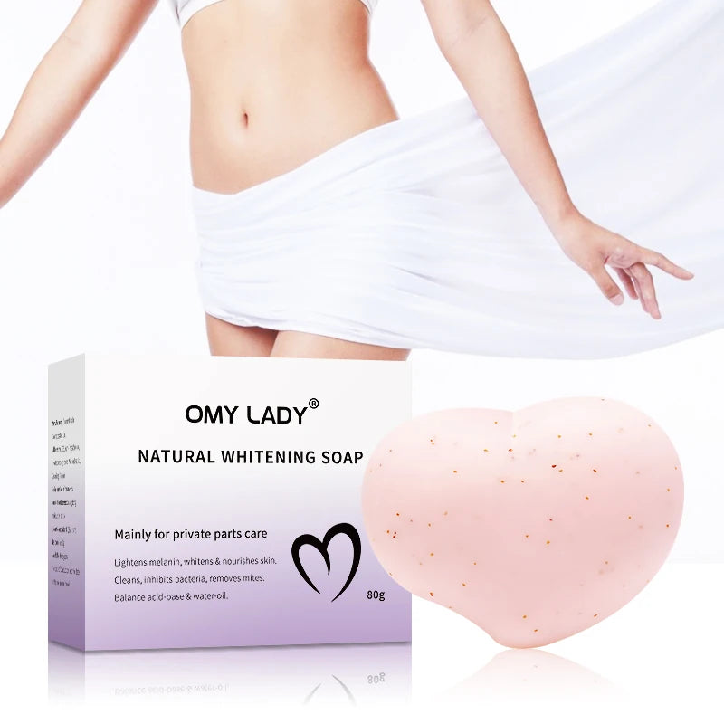 Customized Label and Color Box Small Moq Kiwi Exfoliating Skin Lightening Softening Yoni Soap