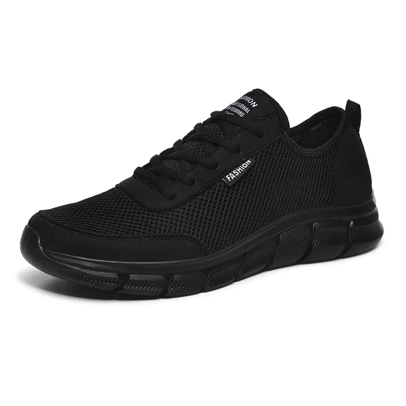 Men's Thick-soled Durable Fashion Trainers Lightweight Mesh Breathable Men's Running Shoes Comfortable Men's Walking Shoes