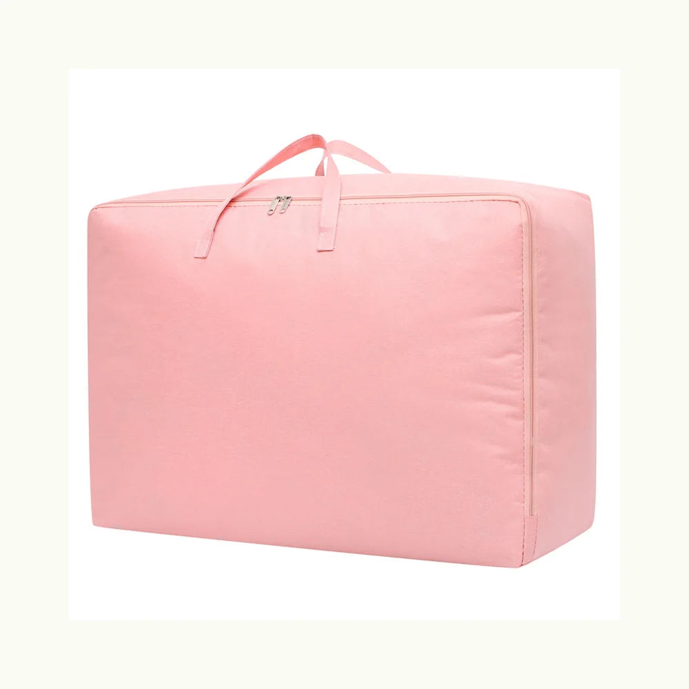 Large Capacity Foldable Linen Dustproof Compression Storage Bags Organizing Wardrobe Clothes Quilts Moving Packing Luggage Bags