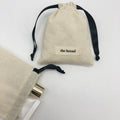 Cotton Pouch Drawstring Bag With Label