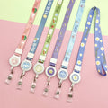 Custom Cartoon Retractable Lanyard Sublimation Printing Neck Strap Anime With logo Custom  Polyester Fabric Lanyards