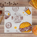 Factory Hot Sale Biodegradable Sandwich Burger Wax Wrapping Paper Grease Proof Hamburger Food Grade Packaging Paper