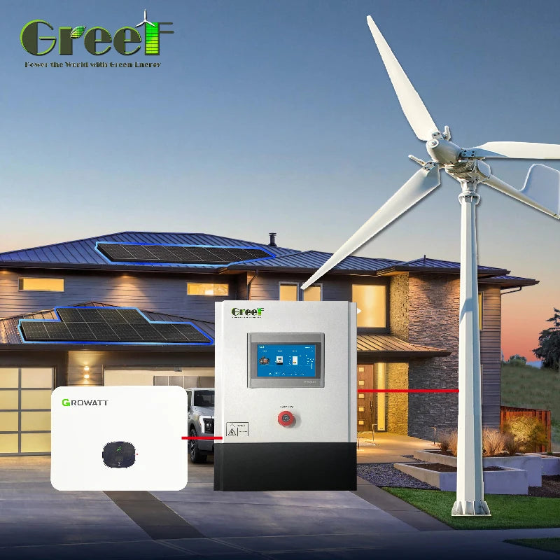 Grid Tie Wind Turbine Controller with Dump Load 2kw