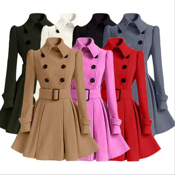 Manteau Femme Hiver Winter and Autumn Abrigos Para Chaquetas Mujer Long Coats Ladies Overcoat for Women
