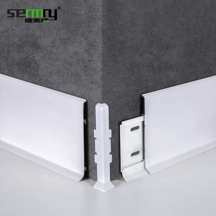 Beautiful Colors Skirting Board Aluminium Profile Kitchen Cabinet Baseboard Wall Skirting Board 6063 Aluminium Skirting Board