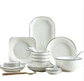 Color Box Arcopal Dinner Set Packing Porcelain Space Western Kitchen Dinnerware Set Plates Dishes BowlsCeramic Tableware