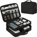 Electronics Travel Organizer Travel Toiletry Cosmetic Bag Factory Custom Premium Multi Layer Cable Storage Small Bag