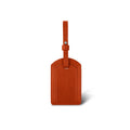 Wholesale Genuine Leather Travel Luggage Tag Custom Logo Airport Baggage Adjustable Name Tag