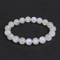 Natural 5A Blue Flash Rainbow Moonstone Crystals Bracelet Durable Stretch Cord Healing Bracelets for Women Gift