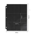 9 Pocket Binder for Cards Holder Hold 360 Cards with 9 Pocket Sheets Included Cards Collector Album