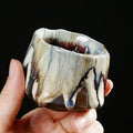 New Design 160ml Flow Glaze Handmade Stoneware Coffee Cup MegaBDM