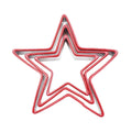 Kitchen Baking Accessories Stainless Steel Star Cookie Mold Set 3-Piece Eco-Friendly DIY Biscuit/Dough/Toast/Sandwiches Cutter