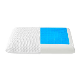 Hypoallergenic Neck Cervical Armor Orthopedic Visc Gel Memory Foam Pillow with Marine Pattern Inflatable Waterproof Eco-Friendly