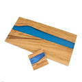 Wholesale Personalized Olive Wood and Epoxy Resin Cutting Board for Kitchen