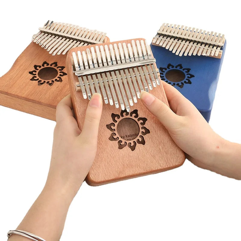Custom Logo 17 Keys Kalimba Toy Musical Instrument Kalimba Thumb Piano