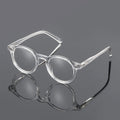 Aochi High Quality Handmade Acetate Custom Logo Wholesale Glasses Round Spectacle Acetate Eyewear Optical Eyeglasses Frames