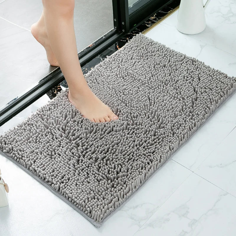 Ready to Ship Bathroom Absorbent Floor Mat Soft Non slip Home Door Entry Bedside Mat