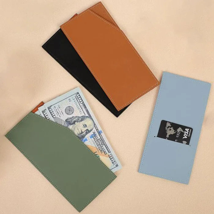 PU Leather Bill Holder Organizer Budget Cash Wallet Envelope Money & Receipt Holder Check Holder Credit Card Holder for Women