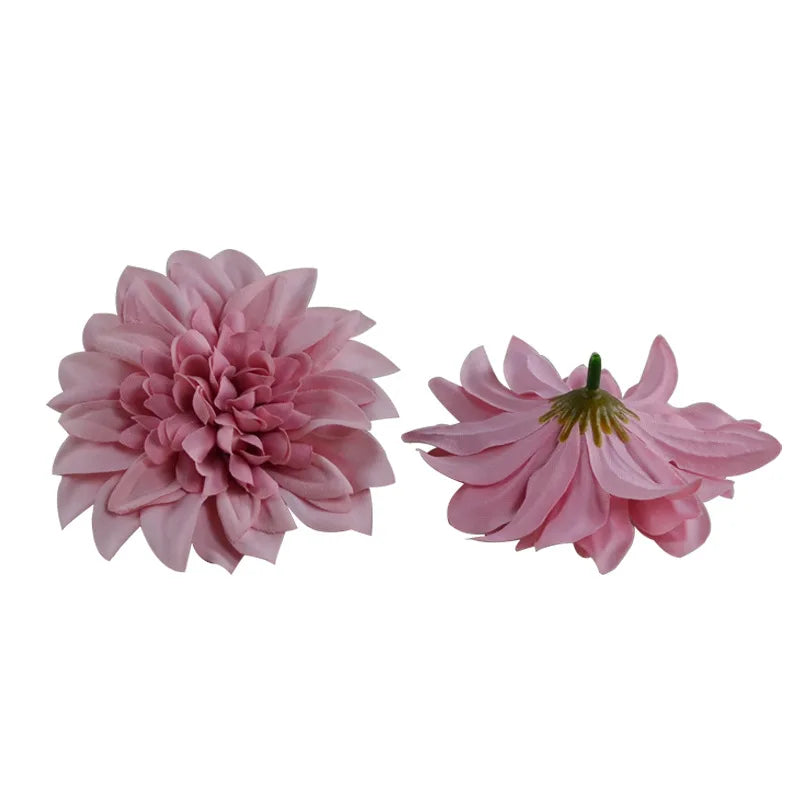 Wedding Decoration Supplier DIY Flower Wall Artificial Flowers Head Dahlia Realistic Fakes Dahlia Head