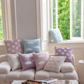 Hot Sale 18 X 18 Inch Floral and Cartoon Cloud Flower Pattern Embroidered Velvet Pillow Cover Square Square for Home Use