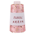 50g /Ball 350M Wholesale Summer Ice Silk Mercerized Yarn Special Sequin Yarn DIY Hand Woven Rag Doll Knitting Wool Blanket