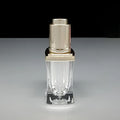 10ml Empty square Plastic Serum Bottles in Stock Fancy New Design Ready to Ship Acrylic Dropper Bottles for Essence Oil