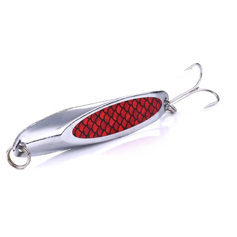 Lanquan Peche Lure Saltwater Rotating Swivel Blade Copper Lure 30/40/55g Trolling Sequins Bait Metal Fishing Lures Spoon
