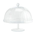 Custom Made Clear Decorative Borosilicate Cake Stand Glass Cloche Dome for Home Decoration